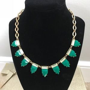 Stella & Dot Eye Candy Emerald Necklace